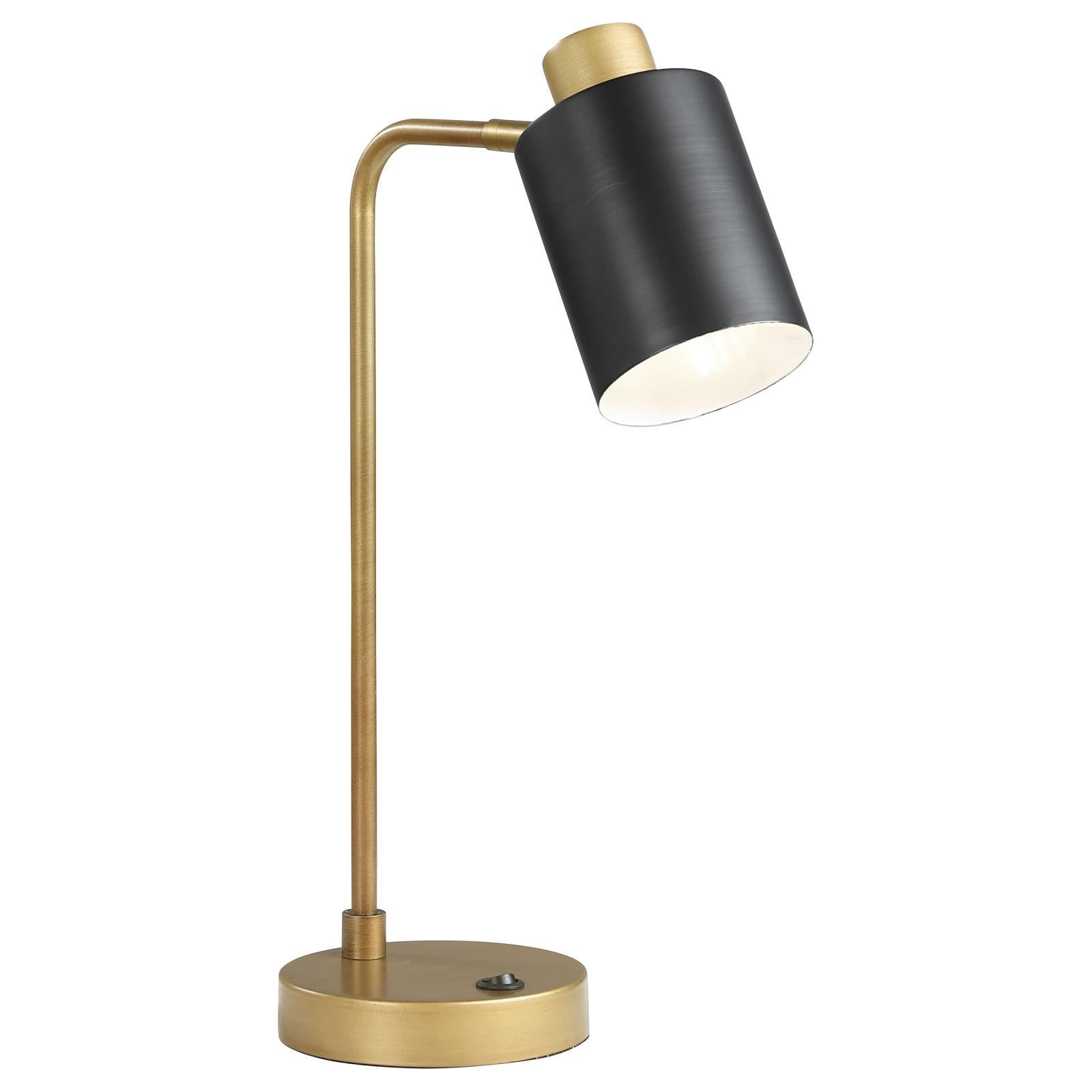 Coaster Furniture Cherise 923303 18-inch Adjustable Angle Table Lamp - Antique Brass IMAGE 1
